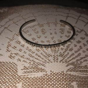 Silver bracelet cuff